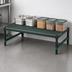 Thumbnail image #3 for QuadPlus Stationary Dunnage Rack with 3-Sided Frame, Green Epoxy Finish, 48 x 24 x 14 Inches, 1000 lb Capacity