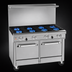 Thumbnail image #3 for Southbend Ultimate 48-Inch Gas Restaurant Range with 4 Pyromax Burners and 2 Space Saver Ovens