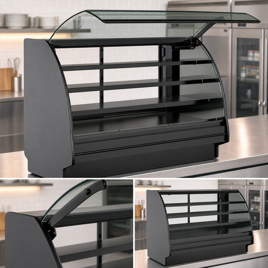 Curved Lift-Up Front Glass
