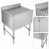 Thumbnail image #3 for John Boos Slim-Line Freestanding Stainless Steel Underbar Drainboard, 30 x 18 x 32-1/2 Inches, 3-Inch Backsplash