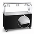 Thumbnail image #3 for Vollrath 2-Series Affordable Portable 60-Inch Open Storage Utility Station with Buffet Breath Guard and Lights