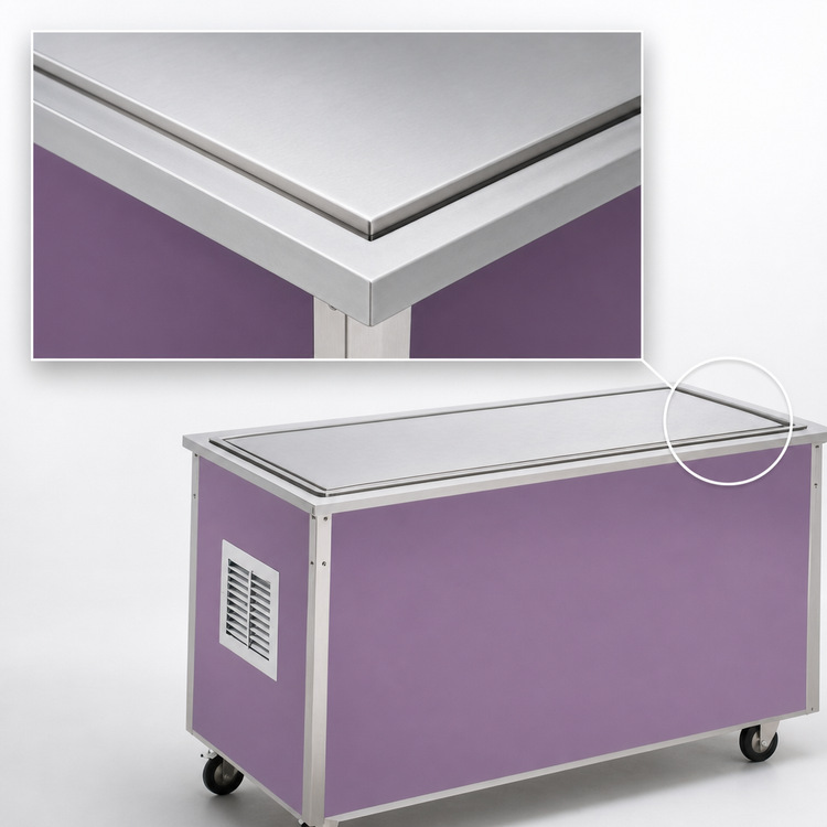 Product image #3 for Vollrath 4-Series Signature Server Frost Top Serving Counter, 88" W x 28" D x 27" H, Enclosed Base