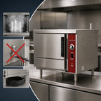 Thumbnail image #3 for Crown EPX-3 Countertop Electric Boilerless Steamer, (3) 12" x 20" Pan Capacity