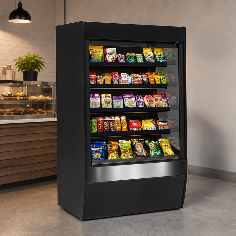 Product image #3 for Federal Industries Vision Series Square-End High Profile Non-Refrigerated Self-Serve Merchandiser, 36 x 33 x 78 Inches