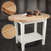 Thumbnail image #4 for John Boos Boos Block Elliptical C-Table, 72 x 30 x 35 Inch, 1-1/2 Inch Maple Butcher Block Top