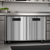 Thumbnail image #4 for KoolMore 48-Inch Two-Section Undercounter Reach-In Refrigerator with Solid Stainless Steel Doors
