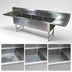 Thumbnail image #3 for John Boos Pro-Bowl 3-Compartment Sink with Left and Right Drainboards, 16 Gauge Stainless Steel, 99-1/4-Inch Wide