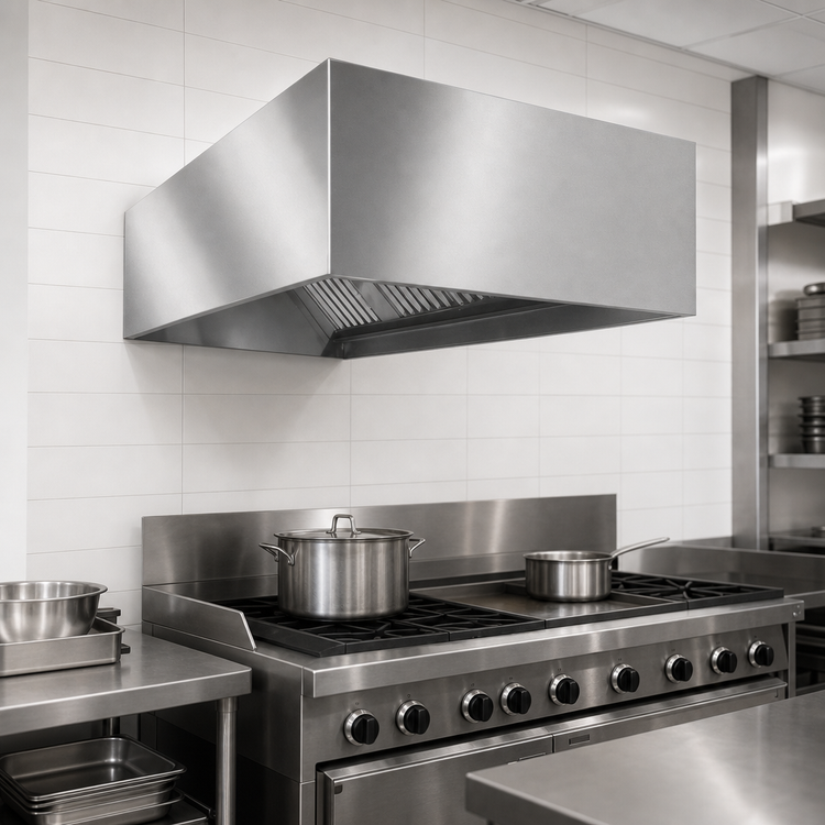 Product image #3 for SpecAir HEIA96-132 Wall Type Exhaust Hood, 132-Inch Wide, Compensating Make-Up Air
