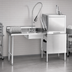 Thumbnail image #3 for Eagle Group Straight Soiled Dishtable with 20 x 20 x 5 Inch Pre-Rinse Sink, Left-to-Right Operation, 48 x 30 Inch