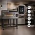 Thumbnail image #3 for Moretti Forni S120E SerieS Single-Deck Electric Pizza Deck Oven with Refractory Stone Deck and Stand