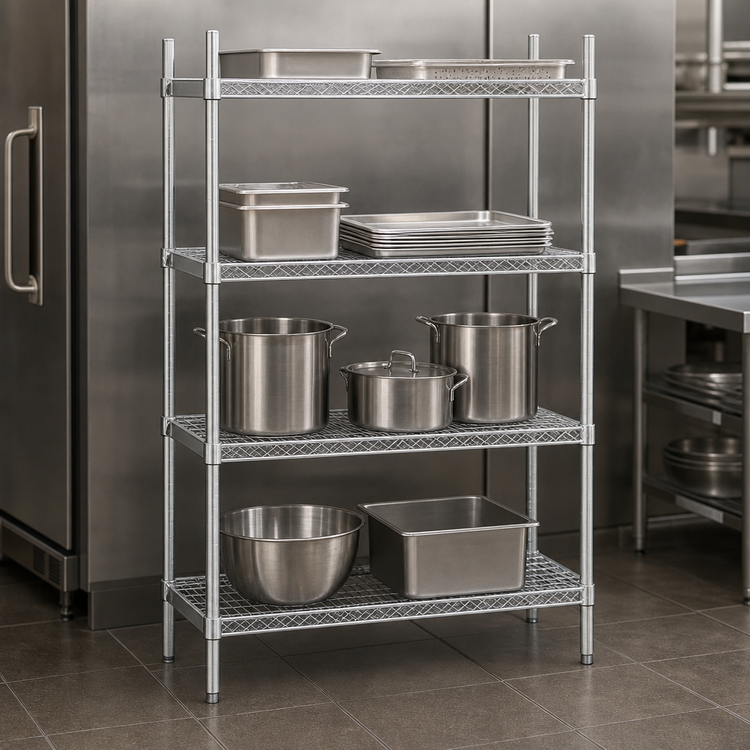 Product image #3 for Advance Tabco Special Value Series Heavy Duty Chrome-Plated Wire Shelf, 36 x 24 Inches