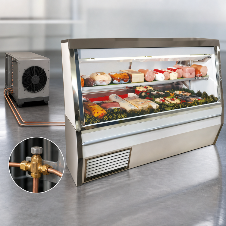 Product image #3 for 72-Inch Remote Double Duty Deli Meat & Cheese Service Case with LED Lighting and Stainless Steel Finish