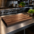 Thumbnail image #3 for John Boos Boos Block WALKCT-BL1225-O American Black Walnut Edge-Grain Kitchen Countertop, 12 x 25 x 1-1/2 Inch, Oil Finish, No Backsplash