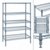 Thumbnail image #3 for Quantum Gray Epoxy Antimicrobial Wire Shelving Starter Kit, 48