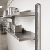 Thumbnail image #3 for Eagle Group 96-Inch Stainless Steel Wall-Mounted Cantilever Shelving Standard Upright