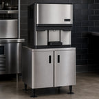 Thumbnail image #3 for Hoshizaki SD-200 Stainless Steel Equipment Stand with Enclosed Locking Cabinet, Flat Top, 30"W x 28"D