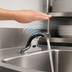 Thumbnail image #3 for BK Resources 4-Inch Deck Mount Motion-Sensor Faucet with Fixed Spout and Mixing Valve