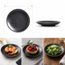 Thumbnail image #4 for American Metalcraft 6-Inch Round Black Matte Melamine Coupe Plate