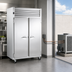 Thumbnail image #3 for Traulsen Spec-Line 58-Inch Wide Two-Section Reach-In Freezer, Remote Refrigeration, Half-Height Solid Doors