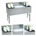 Thumbnail image #3 for Advance Tabco Prestige Supreme 54-Inch Stainless Steel Bar Ice Chest with Dual Bottle Wells, 85 lb Capacity