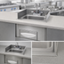 Thumbnail image #3 for Advance Tabco 7-PS-42A Recessed Countertop Hand Sink with Gooseneck Faucet, Soap & Paper Towel Dispensers