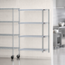 Thumbnail image #3 for EAGLEbrite QuadTruss 4-Tier Add-On Wire Shelving Unit, 48W x 21D x 74H, Zinc Finish