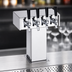 Thumbnail image #3 for Perlick 4-Faucet Countertop Tee Draft Beer Tower, Glycol-Cooled, Stainless Steel
