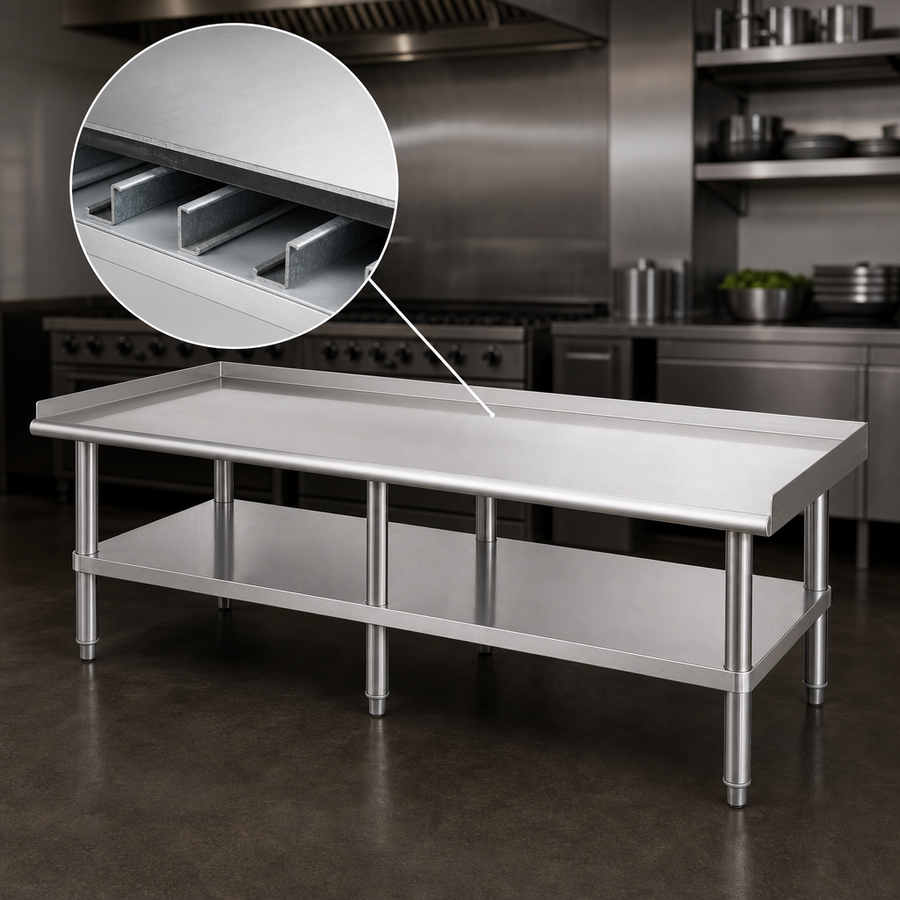 Reinforced Stainless Steel Top