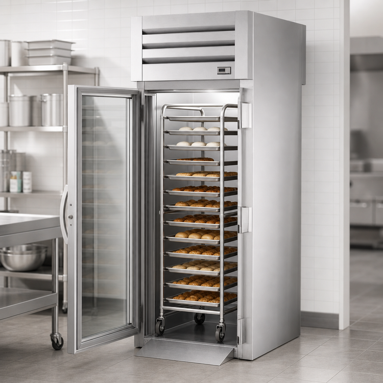 Product image #3 for True SPEC SERIES 1-Section Roll-Thru Refrigerator with Glass Front and Solid Rear Swing Doors