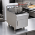 Thumbnail image #3 for RedHots Countertop Natural Gas Single Fry Pot Fryer, 30 lb Fat Capacity