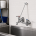Thumbnail image #3 for Wall-Mount Service Sink / Mop Sink Faucet with Vacuum Breaker Spout, 8-Inch Centers