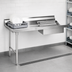 Thumbnail image #3 for Spec-Master Straight Soiled Dishtable with Left-to-Right Operation and 20 x 20 x 5 Inch Pre-Rinse Sink, 48 x 30 Inches, 14-Gauge 304 Stainless Steel Top