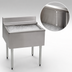 Thumbnail image #3 for Eagle 2200 Series 36-Inch W x 24-Inch D Underbar Ice Bin/Cocktail Unit with Sliding Cover, 8-Inch Deep Liner, and 101 lb Capacity