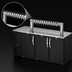 Thumbnail image #3 for Beverage-Air 72-Inch Direct Draw Beer Dispenser with 12-Tap Tower, 3 Half-Barrel Capacity, Black Exterior