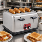 Thumbnail image #3 for Admiral Craft Equipment Corp. PUT1800MD Commercial 4-Slice Medium-Duty Pop-Up Toaster, Stainless Steel Countertop