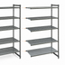 Thumbnail image #3 for Cambro Camshelving Basics Plus 21-Inch Deep x 54-Inch Long x 84-Inch High 5-Shelf Vented and Solid Add-On Polymer Shelving Unit