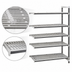 Thumbnail image #3 for Cambro Camshelving Elements XTRA 5-Tier Vented Stationary Add-On Polymer Shelving Unit, 21 x 30 x 72 Inches