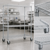 Thumbnail image #3 for EAGLEbrite 4-Tier 48 x 24 Inch Wire Dolly Truck with Zinc Finish and 5-Inch Poly Swivel Casters