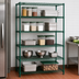 Thumbnail image #3 for Eagle Redi-Pak Stationary 5-Tier Wire Shelving Unit, 48 x 18 x 74 Inches, Green Epoxy Finish