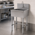 Thumbnail image #3 for Advance Tabco Freestanding 304 Stainless Steel Service Sink with Electronic Faucet, 31 x 16-Inch Bowl