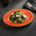 Thumbnail image #4 for Carlisle Mingle™ Fireball 9-Inch Round Melamine Salad Plate, Medium Rim