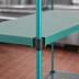 Thumbnail image #3 for QuadPlus Green Solid Polymer Shelf Mat with Quad-Adjust Wire Frame, 36
