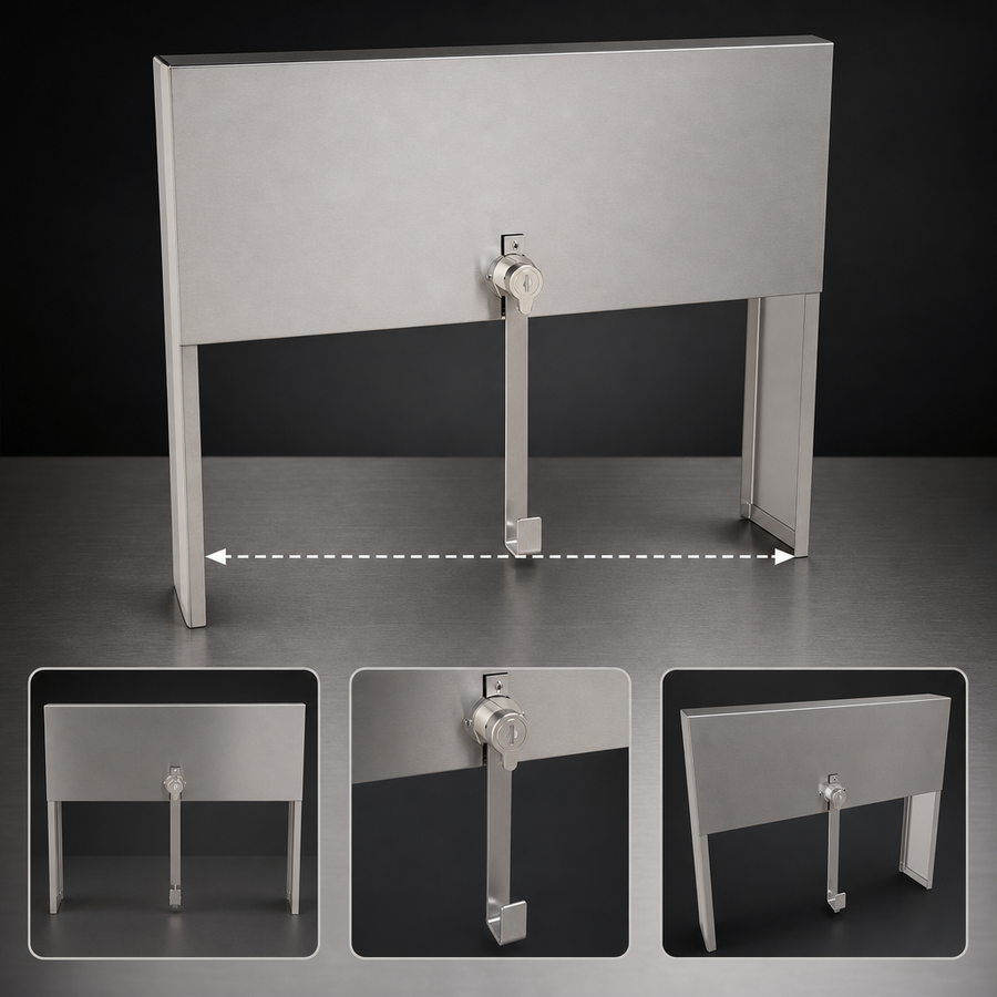 17-Inch Single Rail Size