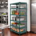 Thumbnail image #3 for Eagle Group QuadPlus 5-Tier Stationary Wire Shelving Starter Unit, 36 x 24 x 74 Inches, Green Epoxy Finish