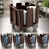 Thumbnail image #4 for Cambro Versa 4-Column Dark Brown Dish Caddy for 11-1/4 Inch Round or 9-1/2 Inch Square Plates