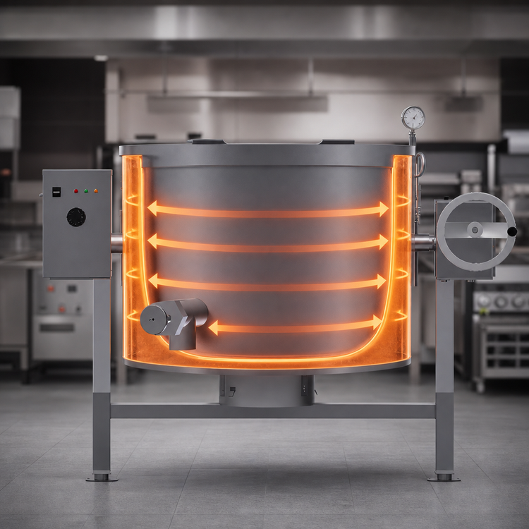 Product image #3 for AccuTemp Edge Series 20 Gallon Gas Tilting Steam Kettle