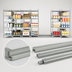 Thumbnail image #3 for Metro qwikTRAK HD 17-Foot Track Set for Commercial Shelving Systems