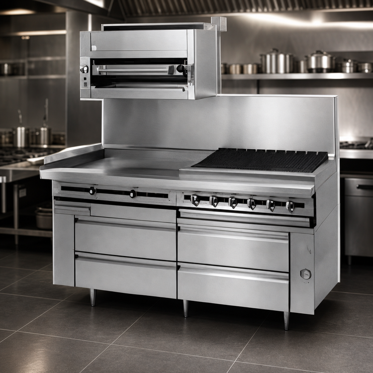 Product image #3 for Titan JMRH-30B 30-Inch Modular Heavy Duty Gas Charbroiler