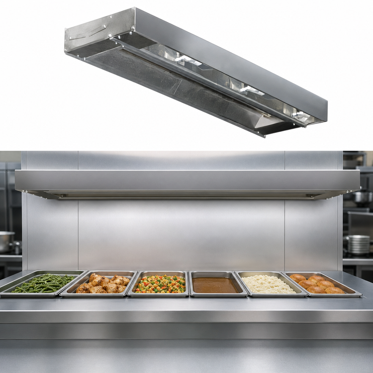 Product image #3 for Eagle RedHots 108-Inch Single Strip Heat Lamp, High-Watt, Unlighted, 120V