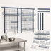 Thumbnail image #3 for Quantum Store Grid Medium-Duty Wall-Mounted Shelving Starter Kit with 72-Inch Wall Track